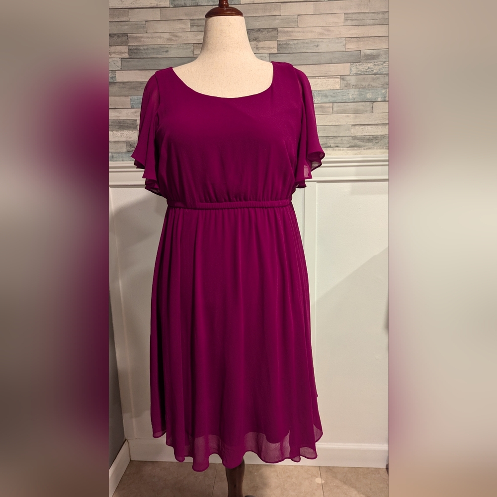 Torrid Chiffon Smocked Mini Dress